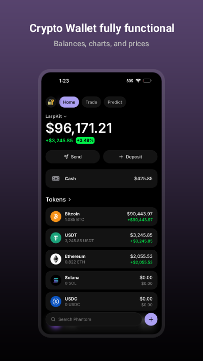 Crypto Wallet Simulator: Crypto wallet fully functional