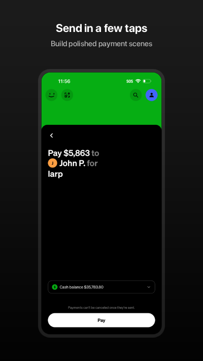Cash App Simulator: Send in a few taps